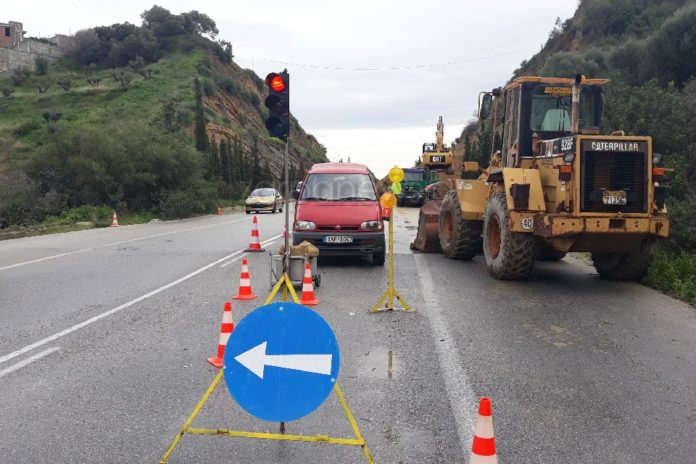 Παραμένει κλειστή για άλλη μια βδομάδα η Εθνική οδός Χανίων-Κισσάμου Η ανακοίνωση της αστυνομίας