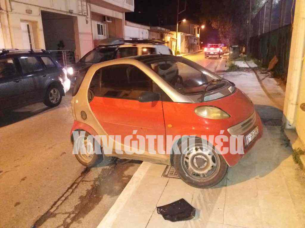 Αυτοκίνητο εισέβαλε σε ταβέρνα στα Χανιά