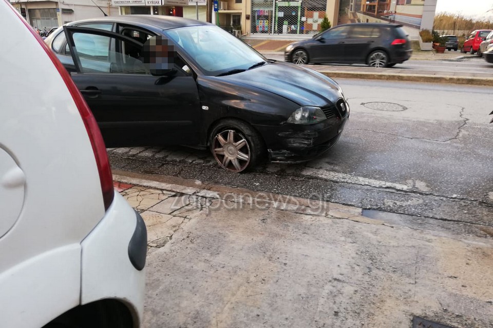 Μεθυσμένος οδηγός σε τρελή πορεία στα Χανιά  Έπεφτε στα προστατευτικά κάγκελα του δρόμου 