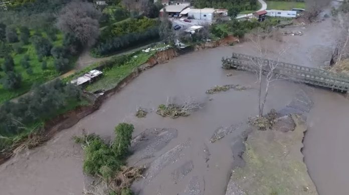 Οι τεράστιες καταστροφές στα Χανιά, από ψηλά – Δείτε το συγκλονιστικό βίντεο