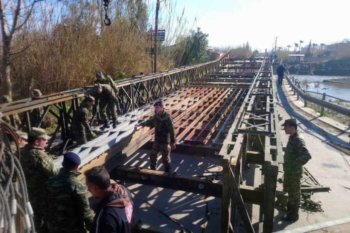 Τι γίνεται με την γέφυρα στον Πλατανιά Γιατί αργεί η τοποθέτηση – Ποια προβλήματα προκύπτουν (Photos)