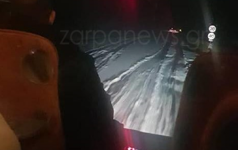 Φωτογραφία μέσα από το λεωφορείο του ΚΤΕΛ
