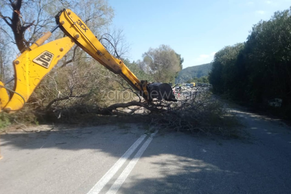 Έκλεισε για λίγο η εθνική Χανίων - Ρεθύμνου (φωτο)