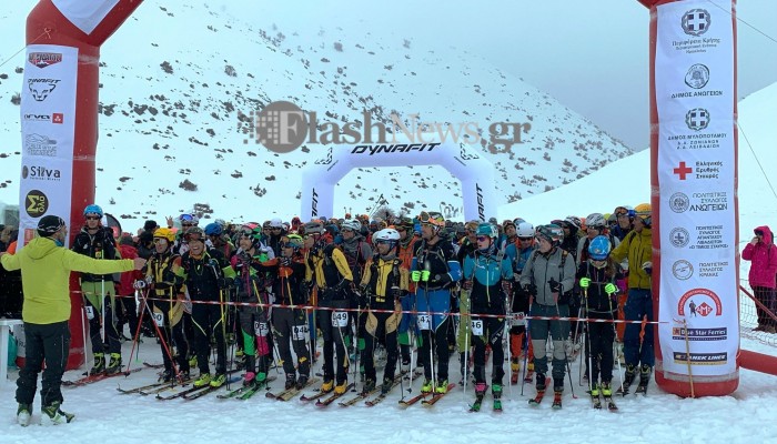 Pierra Creta: Δεκάδες αθλητές στον νοτιότερο αγώνα ορειβατικού σκι στην Ευρώπη (φωτο-vid)