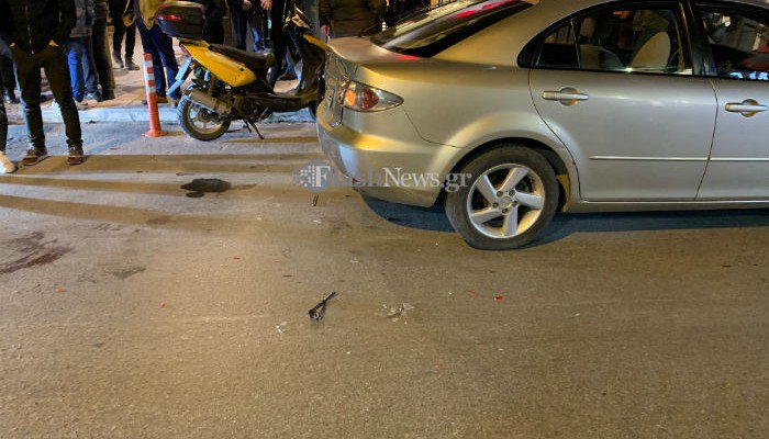 Τροχαίο με έναν τραυματία δικυκλιστή στο κέντρο των Χανίων