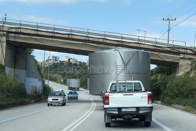 Ο Χάρος βγήκε παγανιά στην εθνική οδό στα Χανιά (Photos -Video)