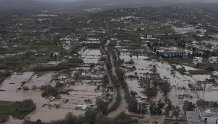 Ο κατακλυσμός στη Σητεία από ψηλά - Εικόνες καταστροφής από drone
