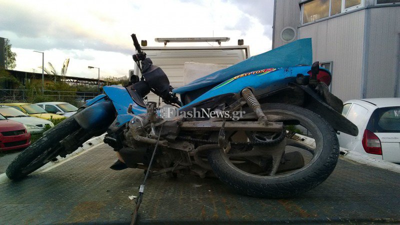 Δύο τροχαία ατυχήματα με μοτοσικλέτες στα Χανιά (φωτο)