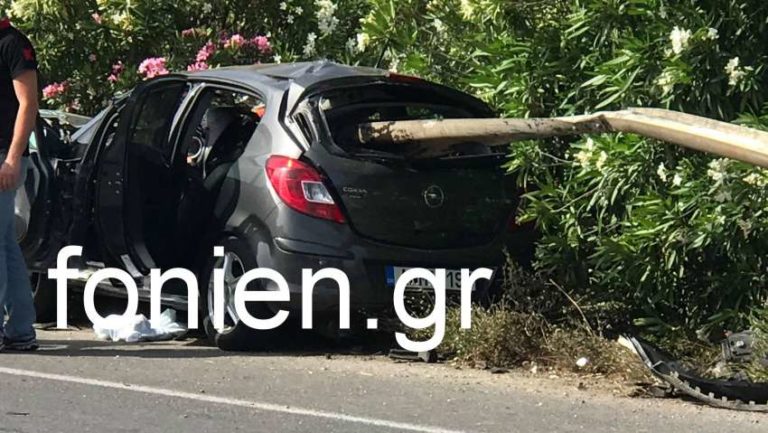 Σοβαρός τραυματισμός οδηγού μετά από τρομακτικό τροχαίο (φωτο)