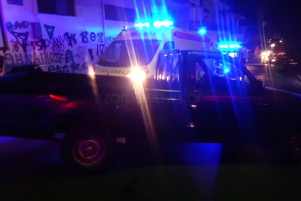 Τροχαίο ατύχημα με τραυματισμό τη νύχτα στα Χανιά