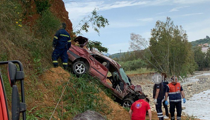 Θανατηφόρο τροχαίο στα Χανιά - Αυτοκίνητο έπεσε από γέφυρα
