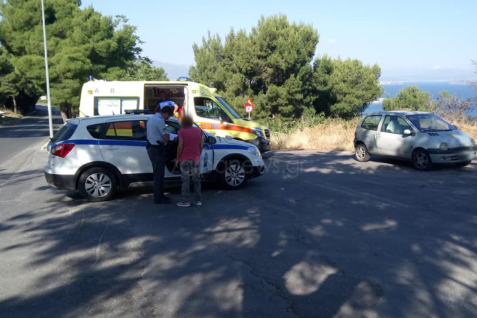 Πρωινό τροχαίο με μηχανάκι και αυτοκίνητο στα Χανιά