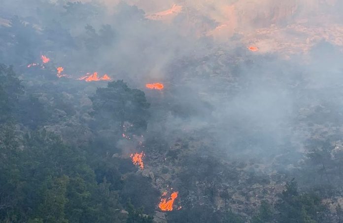 Φωτιά στον Αποκόρωνα: Μεγάλη κινητοποίηση της Πυροσβεστικής Υπηρεσίας