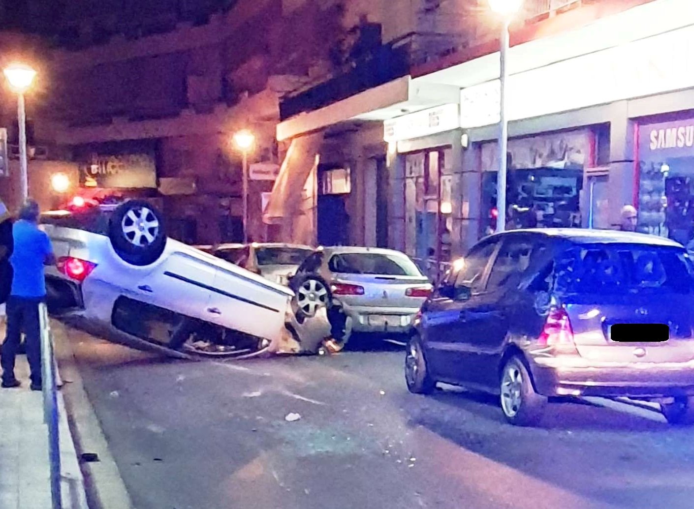 Εντυπωσιακό τροχαίο στο κέντρο των Χανίων (φωτο)