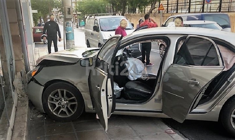Χανιά: Πρωινό τροχαίο με ένα τραυματία στο κέντρο της πόλης (φωτο)