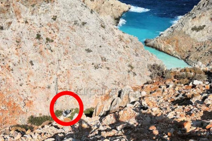 Πτώση αυτοκινήτου στα Σεϊτάν Λιμάνια