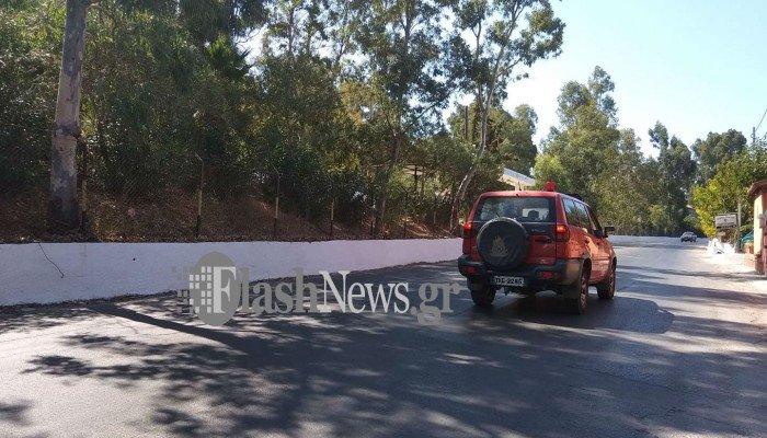 Συναγερμός από φωτιά στο στρατόπεδο στην Αγιά (φωτο)