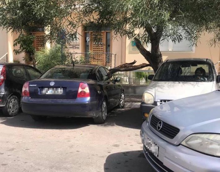 Χανιά: Κλαδί έπεσε στο κεφάλι κοριτσιού στο κέντρο της πόλης