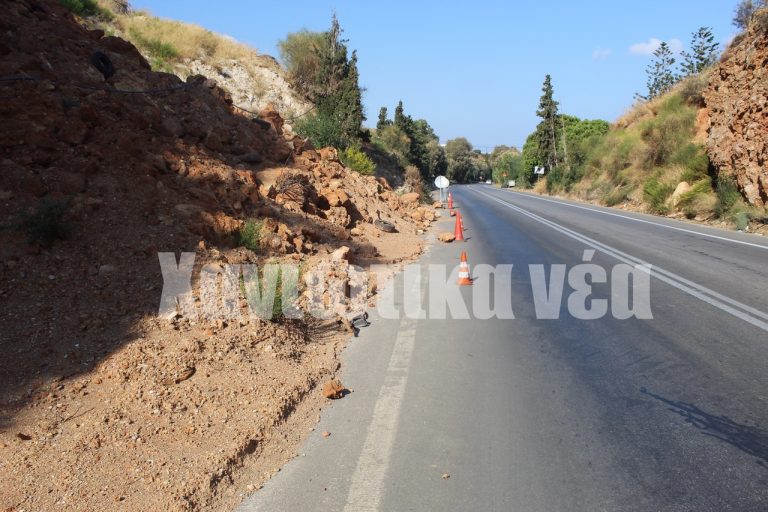 Επικίνδυνες καταστάσεις στην εθνική στα Χανιά