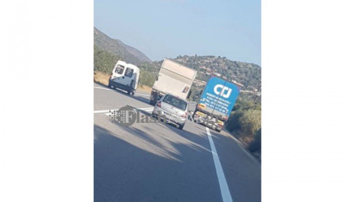 Κρήτη: Προσπέραση πάνω στην προσπέραση και ο θεός βοηθός (φωτο)