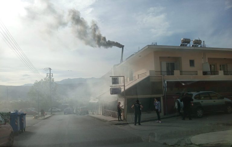 Χανιά: Φωτιά σε ταβέρνα κινητοποίησε την Πυροσβεστική (φωτο)