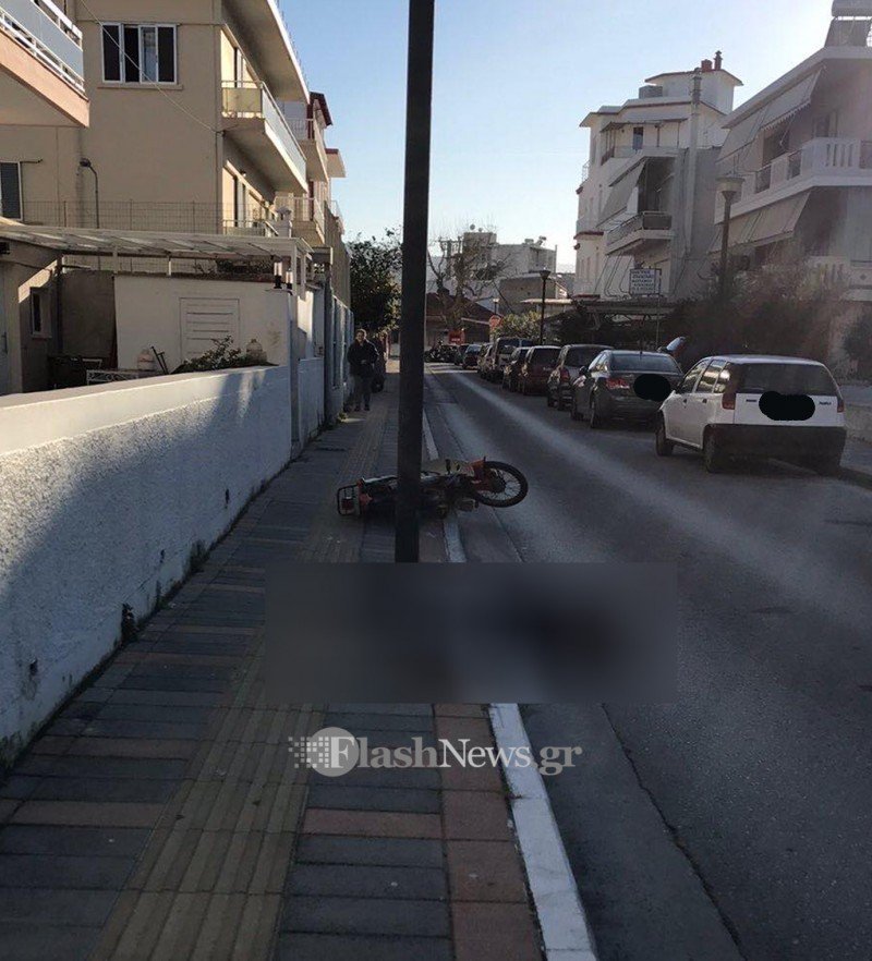 Χανιά: Πολύ σοβαρό τροχαίο με οδηγό δικύκλου (φωτο)