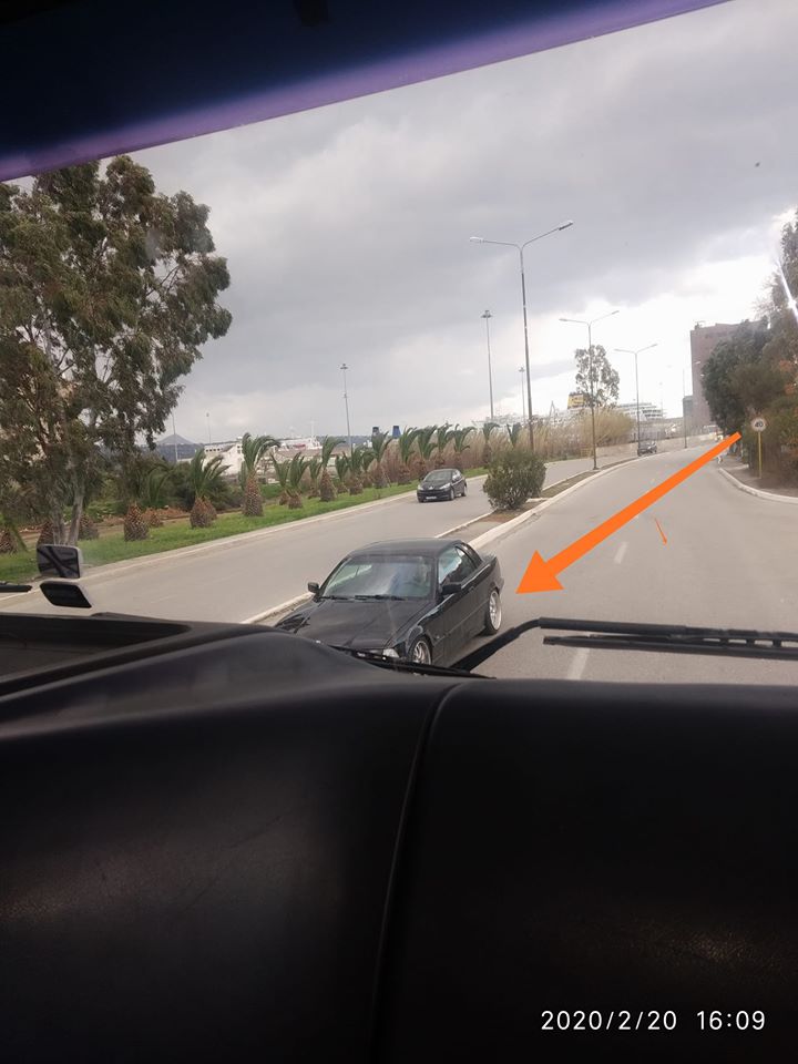 Χανιά: Οδηγός πήγαινε ανάποδα σε κεντρική λεωφόρο (φωτο)