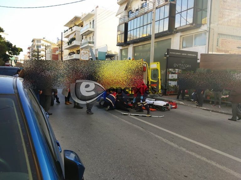 Χανιά: Αυτοκίνητο παρέσυρε πεζή (φωτο)