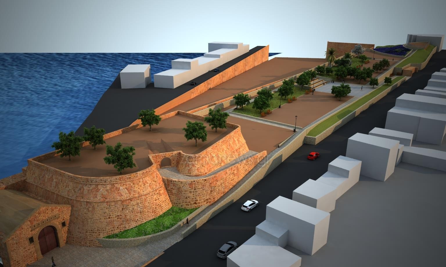 Χανιά: Αλλάζουν όψη τα ανατολικά τείχη και πλατείες - Δείτε πως θα γίνουν (φωτο)