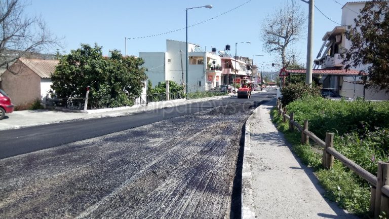 Χανιά: Σε εξέλιξη οι εργασίες για την αντικατάσταση του ασφαλτοτάπητα της Λεωφόρου Σούδας (φωτο)