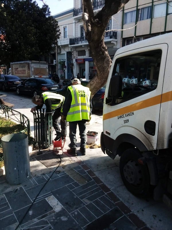 Χανιά: Συνεργεία του Δήμου αλλάζουν την πόλη (φωτο)