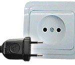 Type C: also known as the standard "Euro" plug. This socket also works with plug E and plug F.