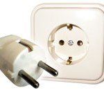 Type F: also known as "Schuko". This socket also works with plug C and plug E.