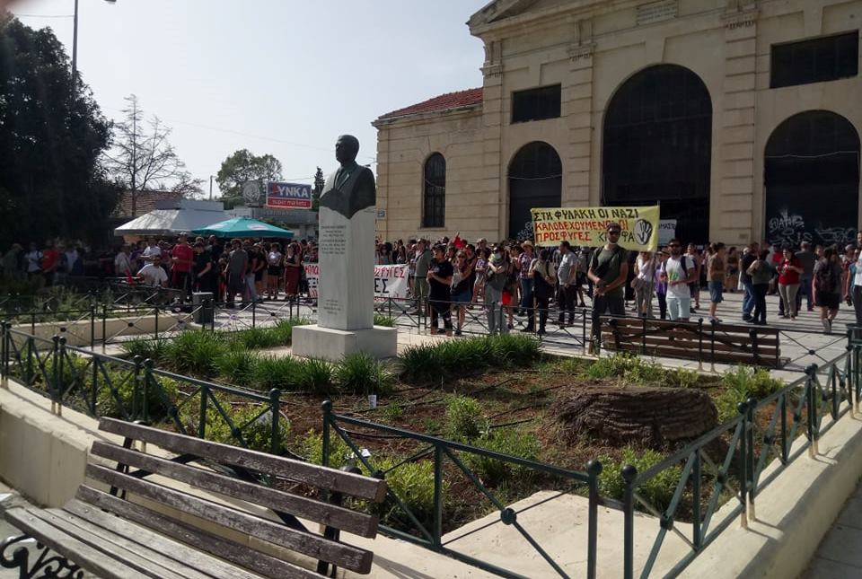 Χανιά: Αντιρατσιστική κινητοποίηση στην πλατεία της Δημοτικής Αγοράς (φωτο)