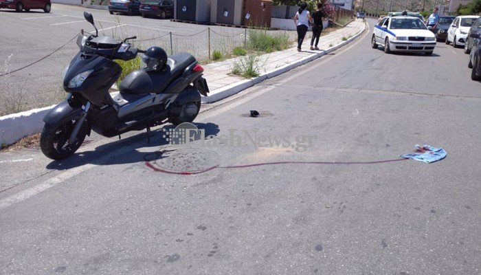 Χανιά: Οδηγός scooter τραυματίστηκε σοβαρά μετά από σύγκρουση με ΙΧ (φωτο)