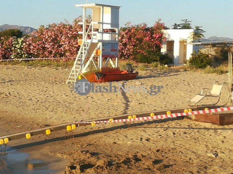 Χανιά: Εκκενώθηκε λόγο λυμάτων η παραλία στον Άγιο Ονούφριο! (φωτο)