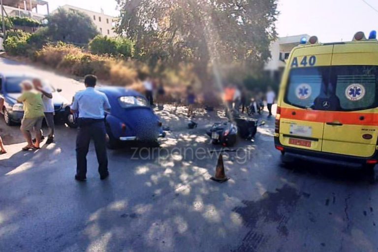Χανιά: Σοβαρό τροχαίο έστειλε στο νοσοκομείο Χανιώτη μπασκεμπολίστα (φωτο)