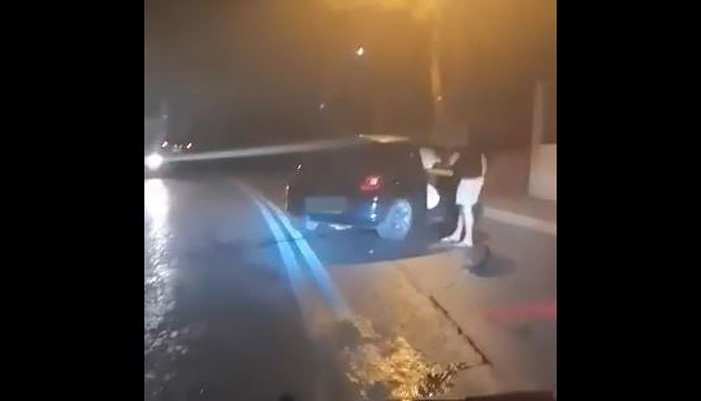 Χανιά: Τροχαίο ατύχημα το βράδυ (video)