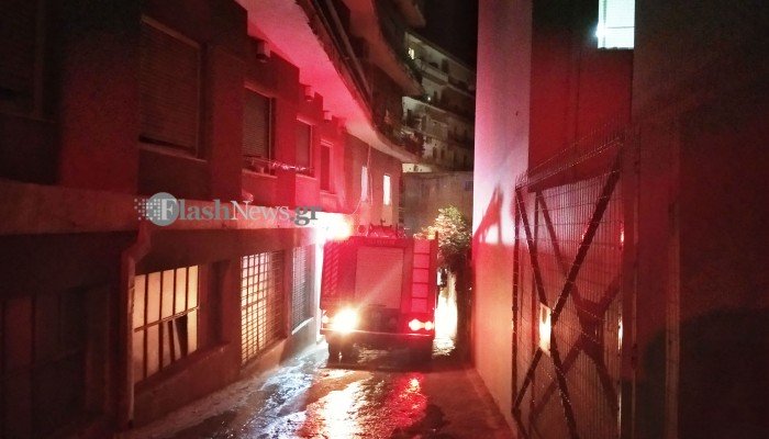Χανιά: Πυρκαγιά σε διαμέρισμα στο κέντρο της πόλης (φωτο)