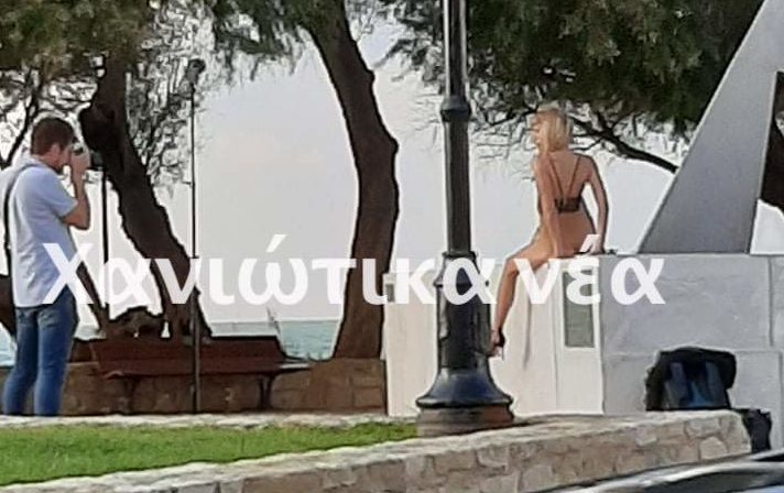 Χανιά: Γυμνή φωτογράφιση σε ιστορικό μνημείο της πόλης! (φωτο)