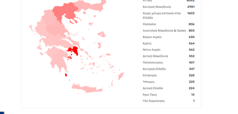 3 νέα κρούσματα στο Ν. Χανίων