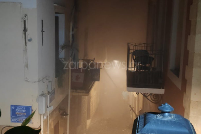 Χανιά: Συναγερμός για φωτιά σε σπίτι στην Παλιά Πόλη (φωτο)