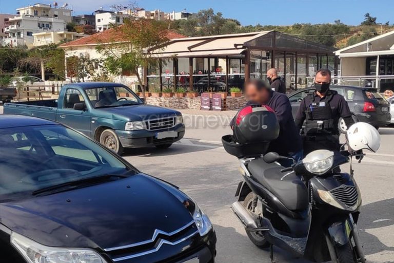 Χανιά: Εντατικοί έλεγχοι σε ΙΧ και μηχανάκια στο Κλαδισό (φωτο)