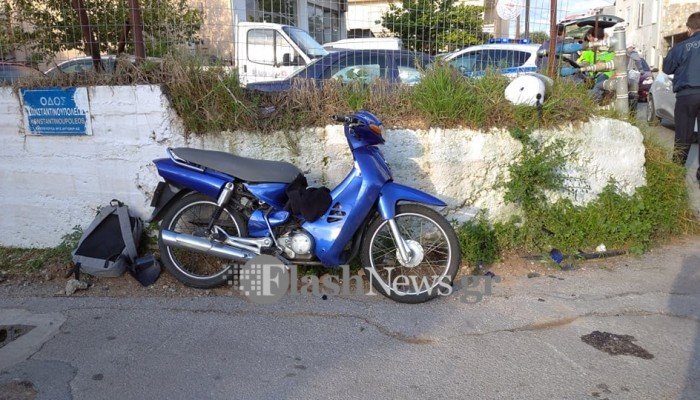 Χανιά: Ξεκίνημα...εβδομάδας με τροχαίο με τραυματισμό (φώτο)