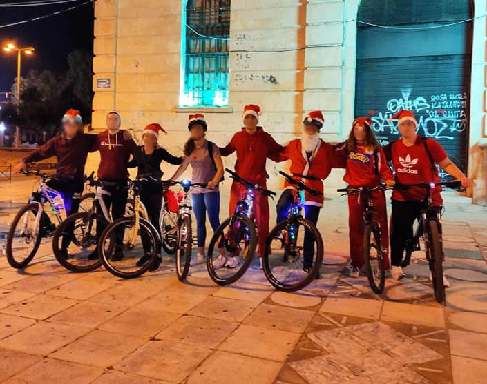 Χανιά: Έγινε το… Santa Bike Run - Ποδηλατάδα ντυμένοι Άι-Βασίληδες (video)