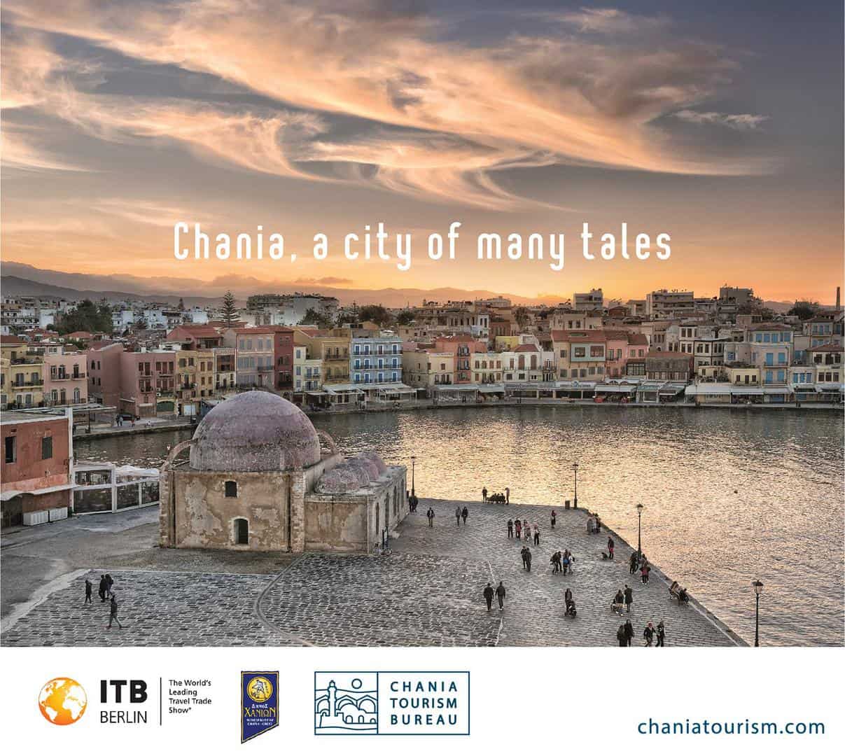 Με σύνθημα “Χανιά, μια πόλη γεμάτη ιστορίες” συμμετέχει ο Δήμος στη Διεθνή Τουριστική Έκθεση ITB