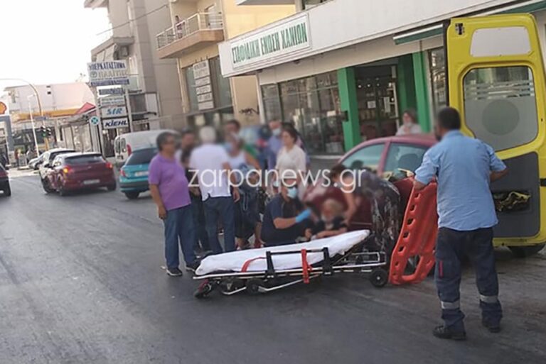 Χανιά: Γυναίκα παρασύρθηκε από αυτοκίνητο - Προσπαθούσε να περάσει απέναντι στην οδό Κισσάμου (φωτο)