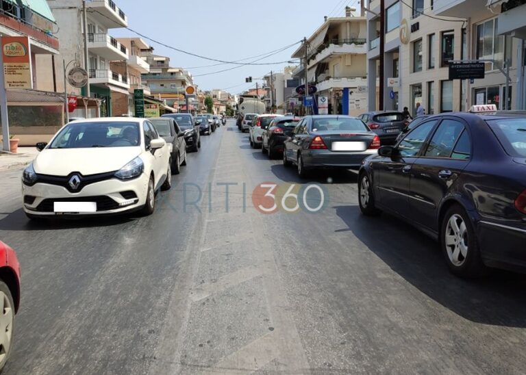 Χανιά: Κυκλοφοριακό κομφούζιο στην είσοδο της πόλης (φωτο)