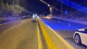 Κρήτη: Νεκρός οδηγός μοτοσυκλέτας μετά από τροχαίο στην εθνική οδό (φωτο)