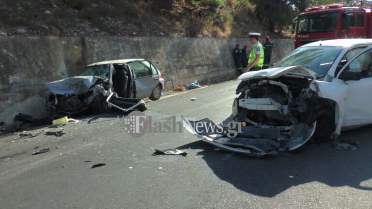 Χανιά: Θανατηφόρο τροχαίο στην εθνική οδό - Δυο τραυματίες (φωτο)